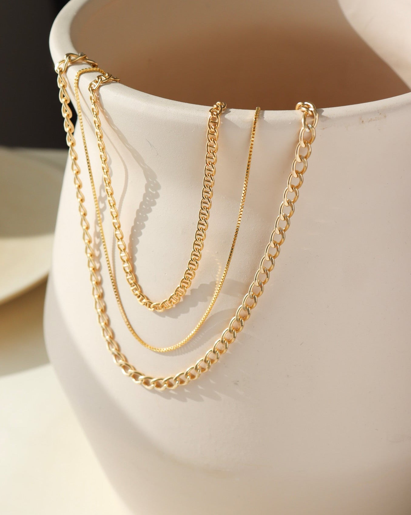 Alexandra Chain I Bold Chain Necklace | Token Jewelry