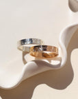 14k gold fill Starry night Ring + 925 Sterling Silver Starry Night Ring