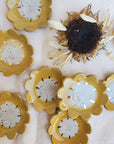 flower jewelry bowl 14k gold filled or sterling silver handmade tarnish free jewelry