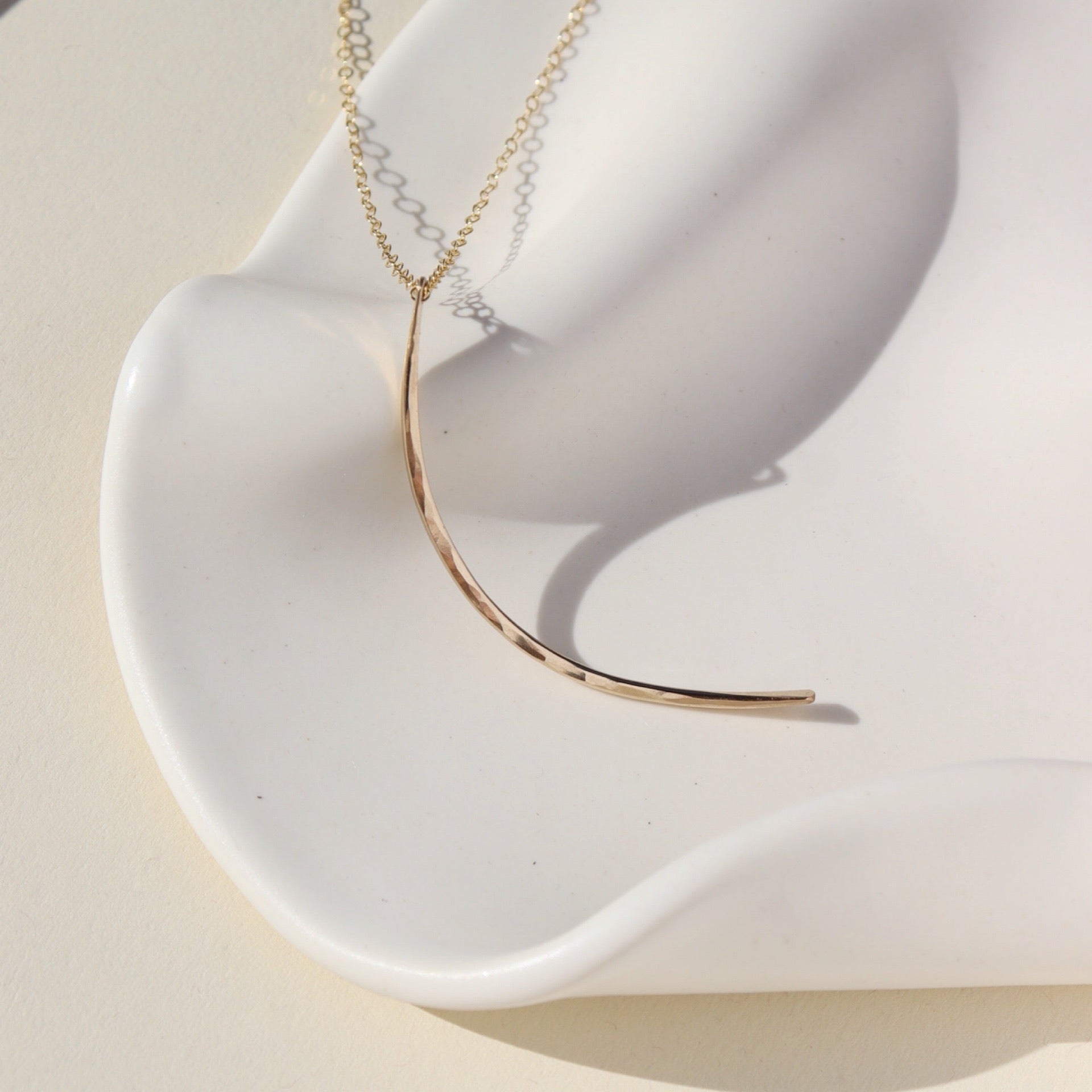 Crescent Moon Necklace – Token Jewelry