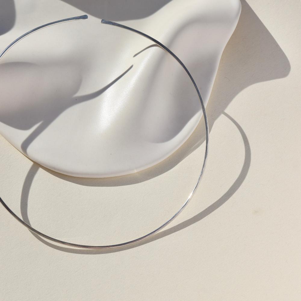 925 sterling silver collarbone necklace by token jewelry