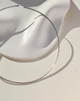 925 sterling silver collarbone necklace by token jewelry