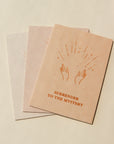 Surrender to the Mystery Mini Postcard