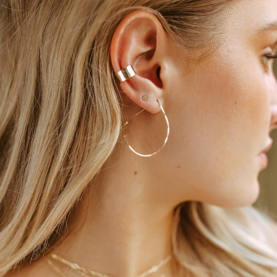 Hammered Ear Cuff – Token Jewelry