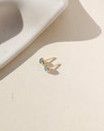 Aquamarine Studs
