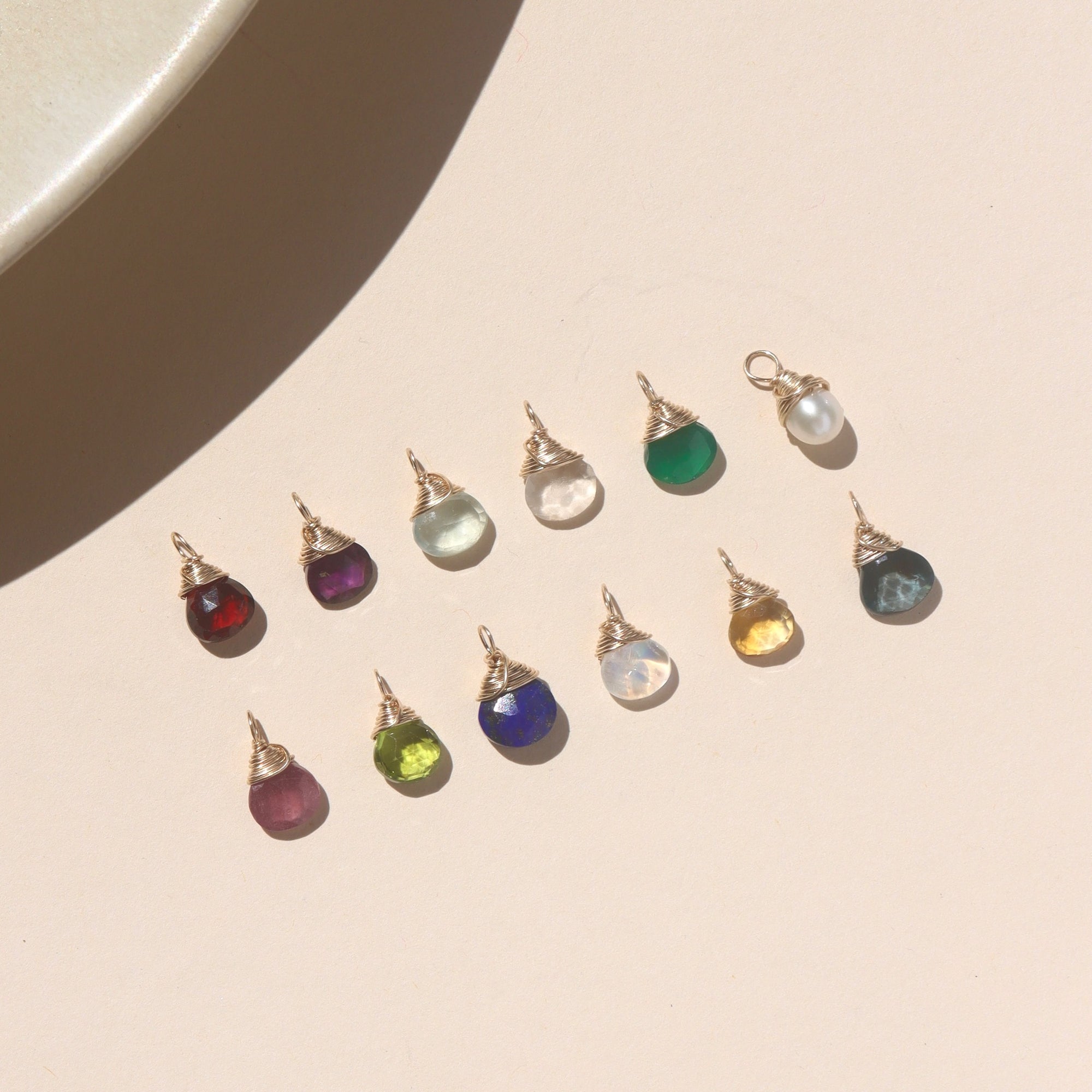 Teardrop Birthstone Add-On