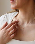 Birthstone Necklace in 14k Gold