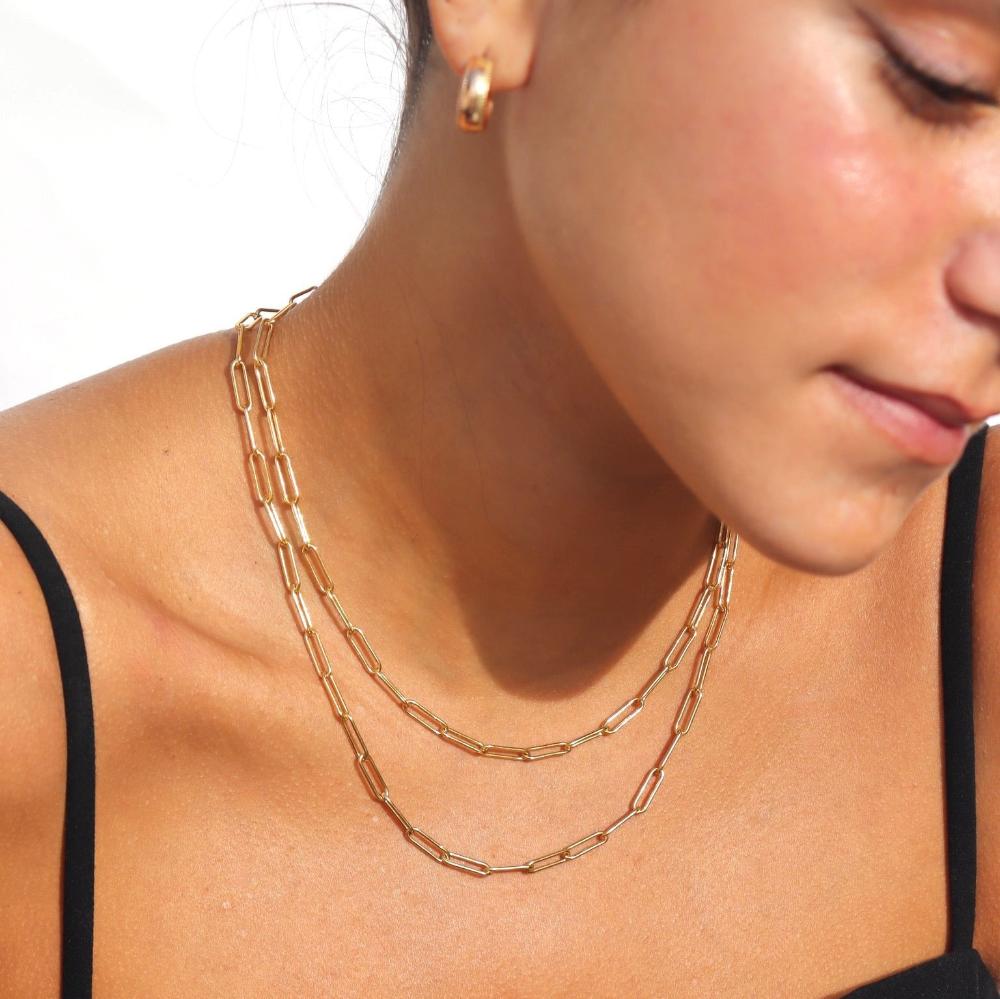 Chain Link Choker 14K Gold Fill 14