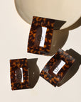 TELETIES - Rectangle Flat Hair Clips