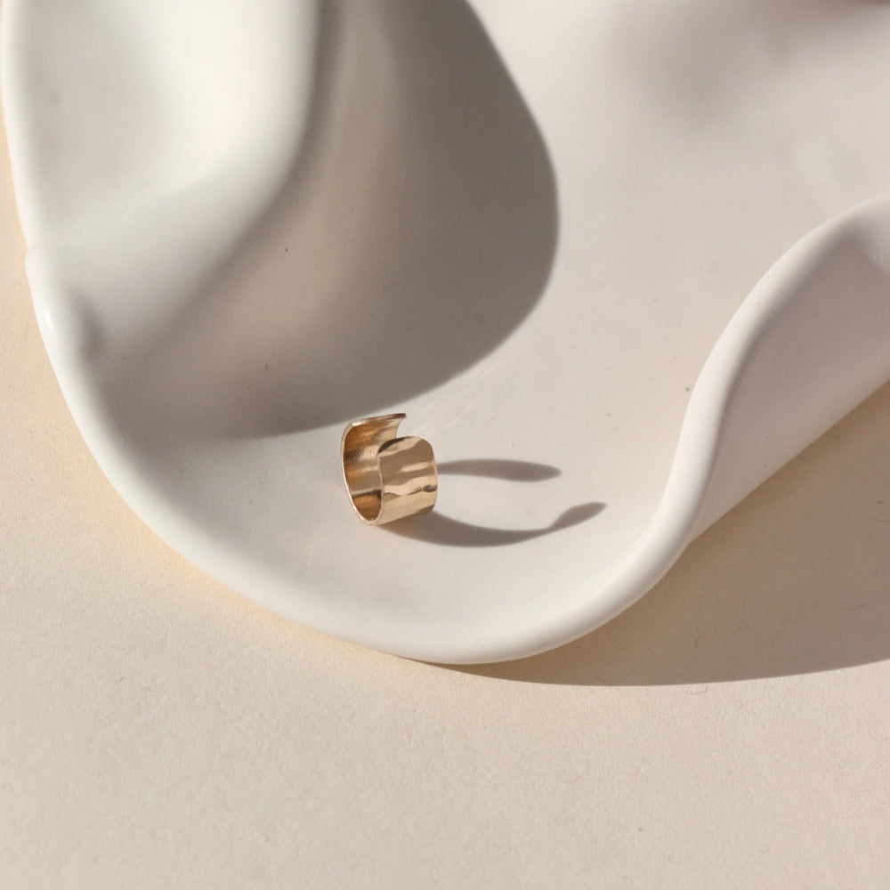 Hammered Ear Cuff