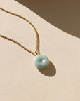 Jade Donut Charm