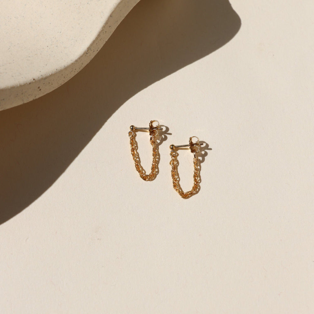 Mila Chain Studs
