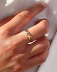 14k gold fill Starry Night Ring