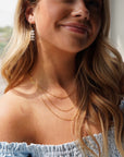 Model Wearing 14k gold fill Cosette chain