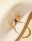 Starry Night Coin Hoops in 14k gold fill