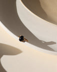 Stella Ring featuring a prong-set Black Agate in a 14k gold fill setting, inspired by the night sky