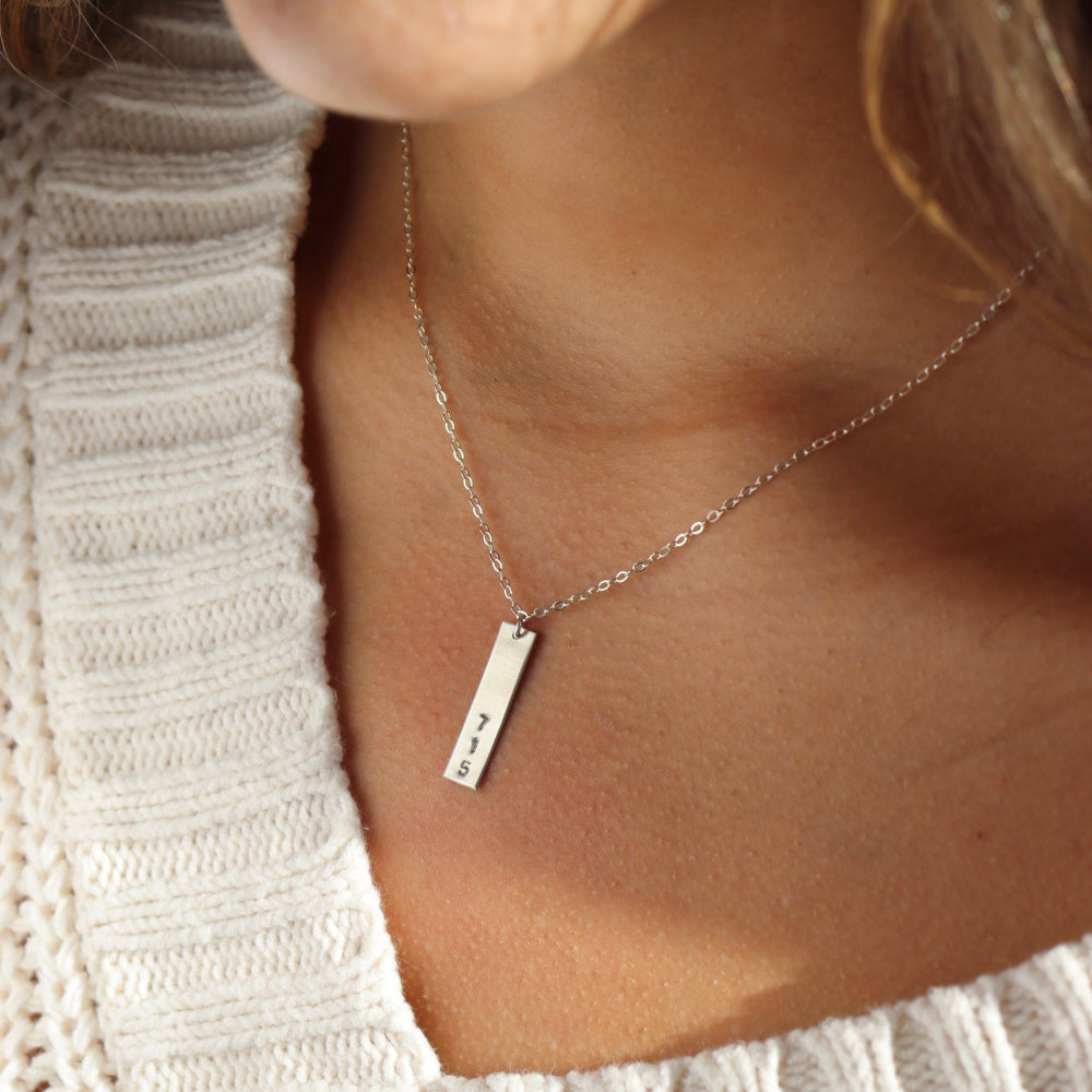 Area Code Necklace