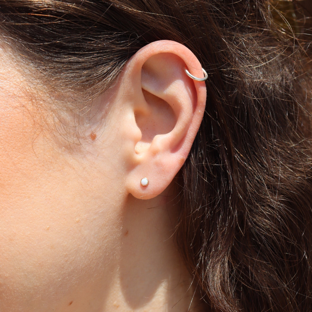 Token Petite Opal Stud Earrings Token Petite Opal Stud Earrings