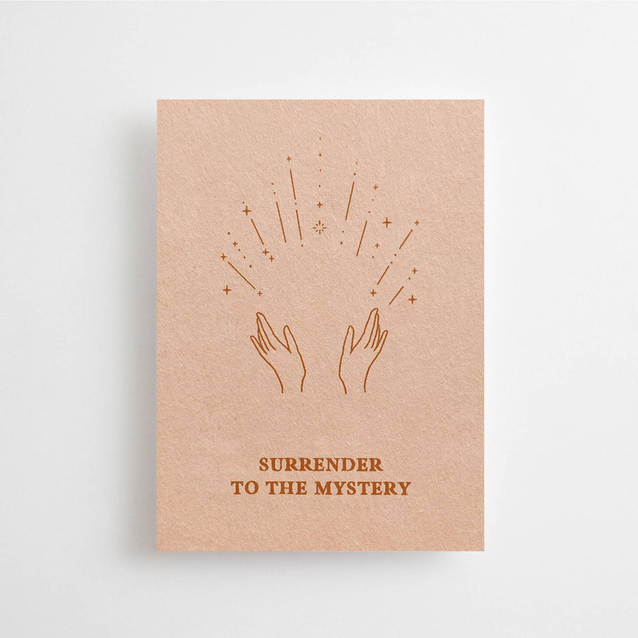 Surrender to the Mystery Mini Card