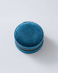 Round Velvet Jewelry Box Case