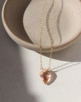 Champagne Quartz Necklace - Token Jewelry - Eau Claire Jewelry Store - Local Jewelry - Jewelry Gift - Women's Fashion - Handmade jewelry - Sterling Silver Jewelry - Gold filled jewelry - Jewelry store near me