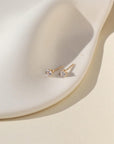 Quinn Stud Earrings. Sterling Silver or 14k Gold Fill. Token Jewelry, handmade, hypoallergenic and waterproof.
