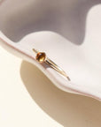 14k gold fill citrine ring 