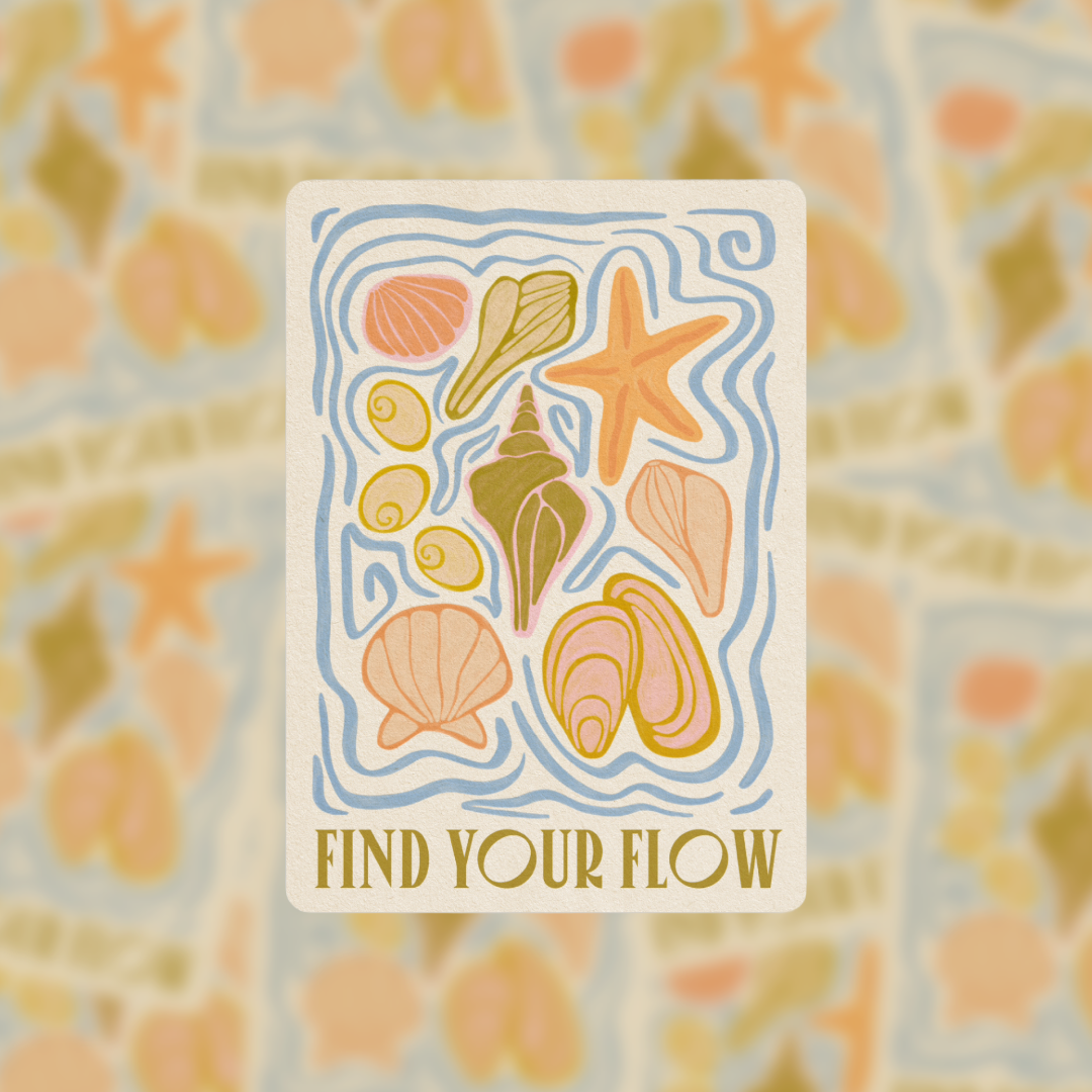 Find Your Flow - Vinyl Sticker