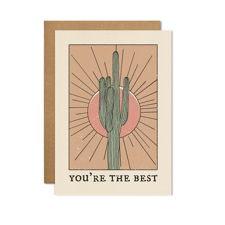 cai & jo - You're The Best Card: With cello wrap