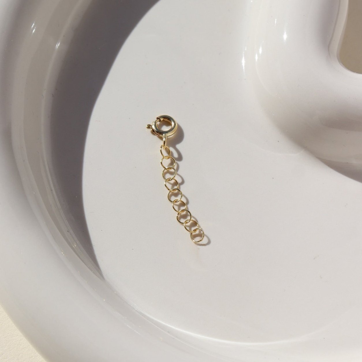 1 inch extender chain in 14k gold fill