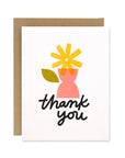 Thank You Flower Vase Card