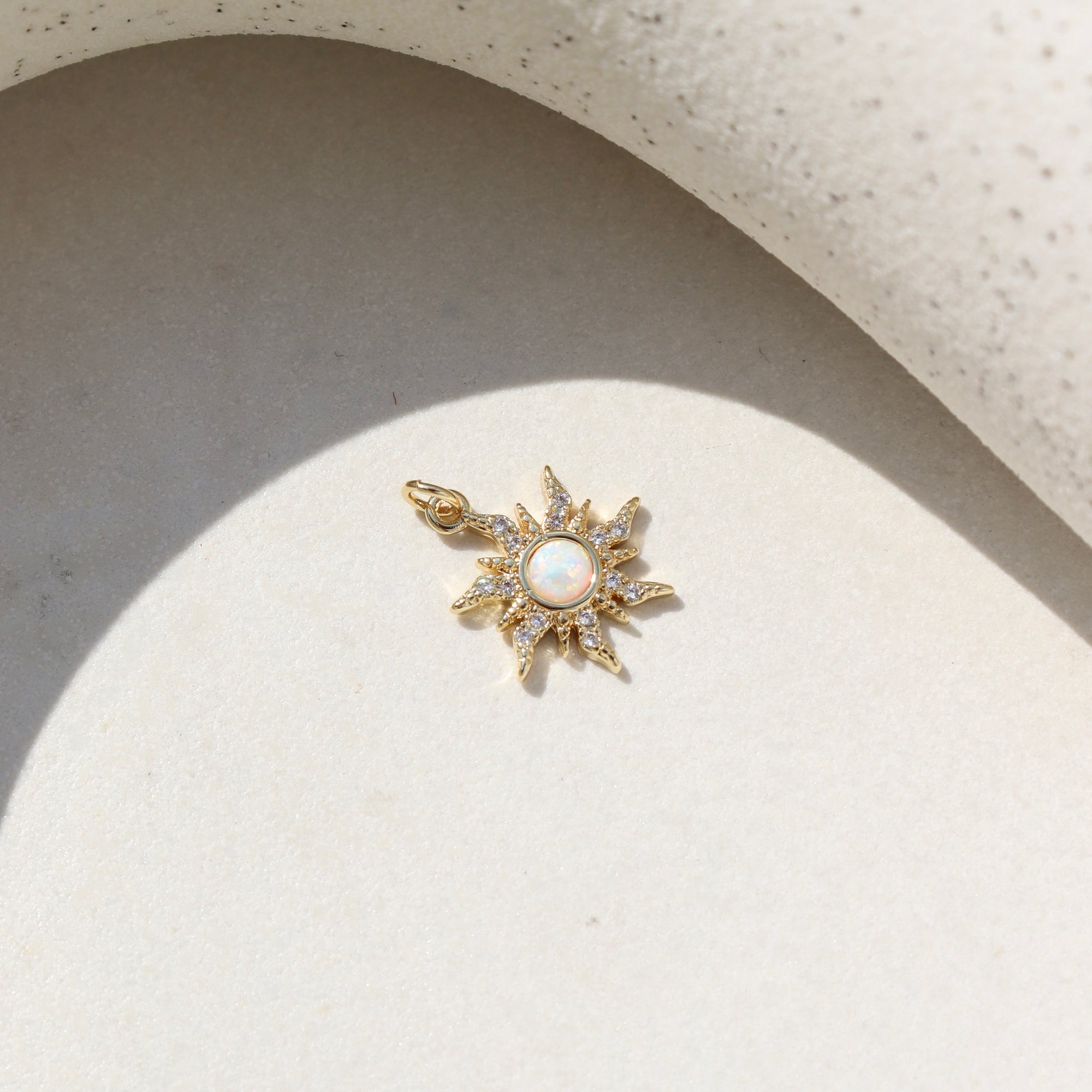 Opal Sun Charm