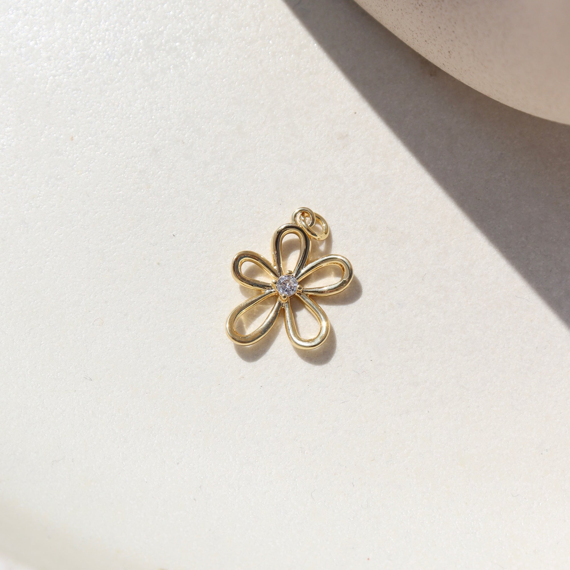 Open Flower Charm