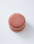 Round Velvet Jewelry Box Case
