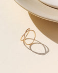 Sunburst Infinity Ring