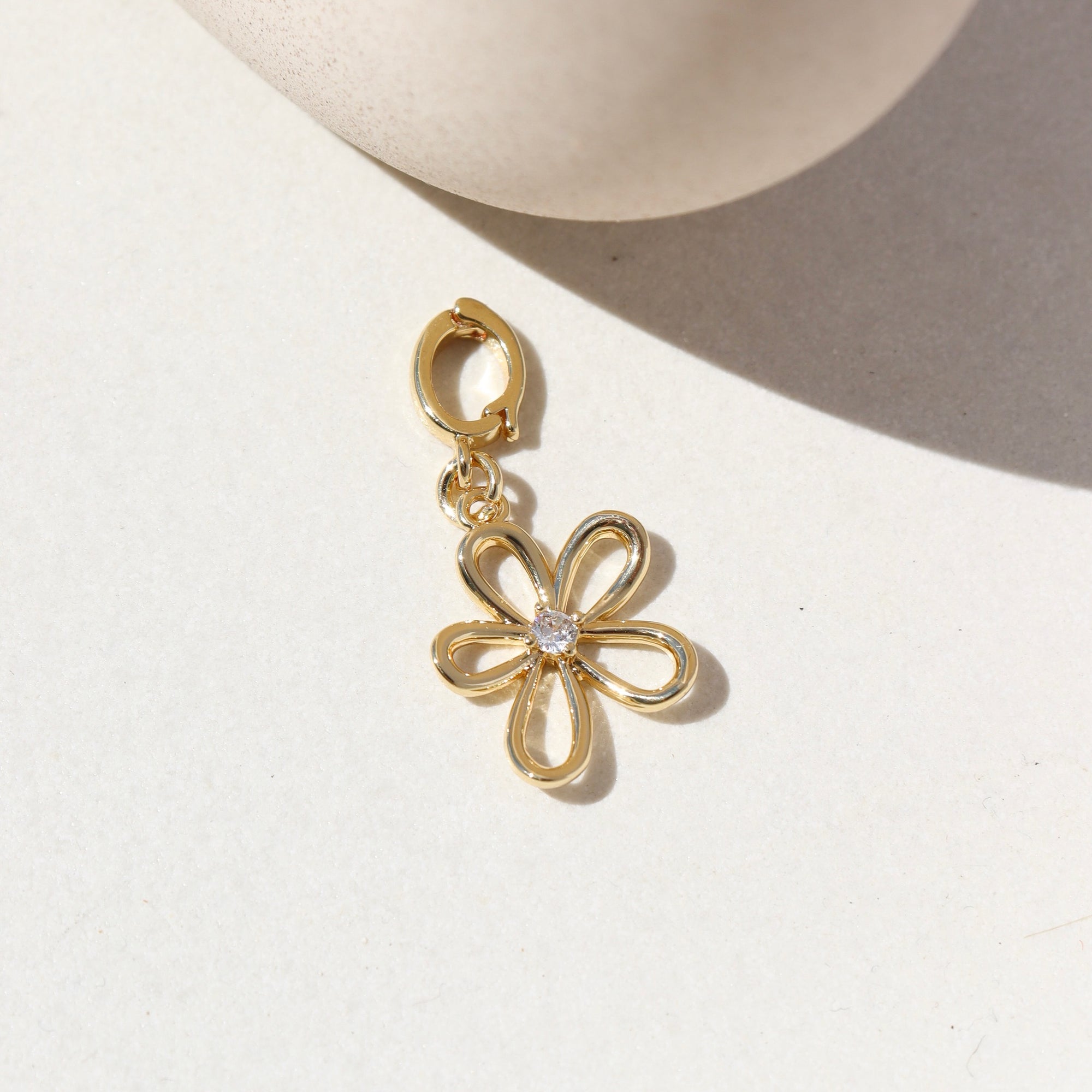 Open Flower Charm