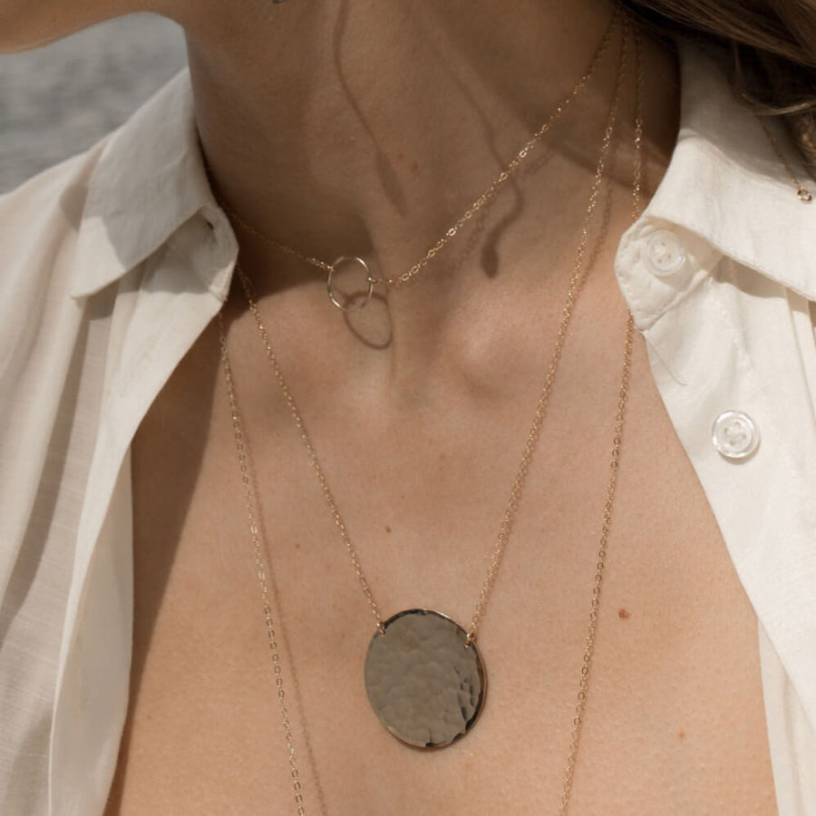 Saturn Necklace - Token Jewelry