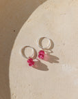 Pink Topaz Charm
