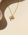 Petite Bow Charm Necklace