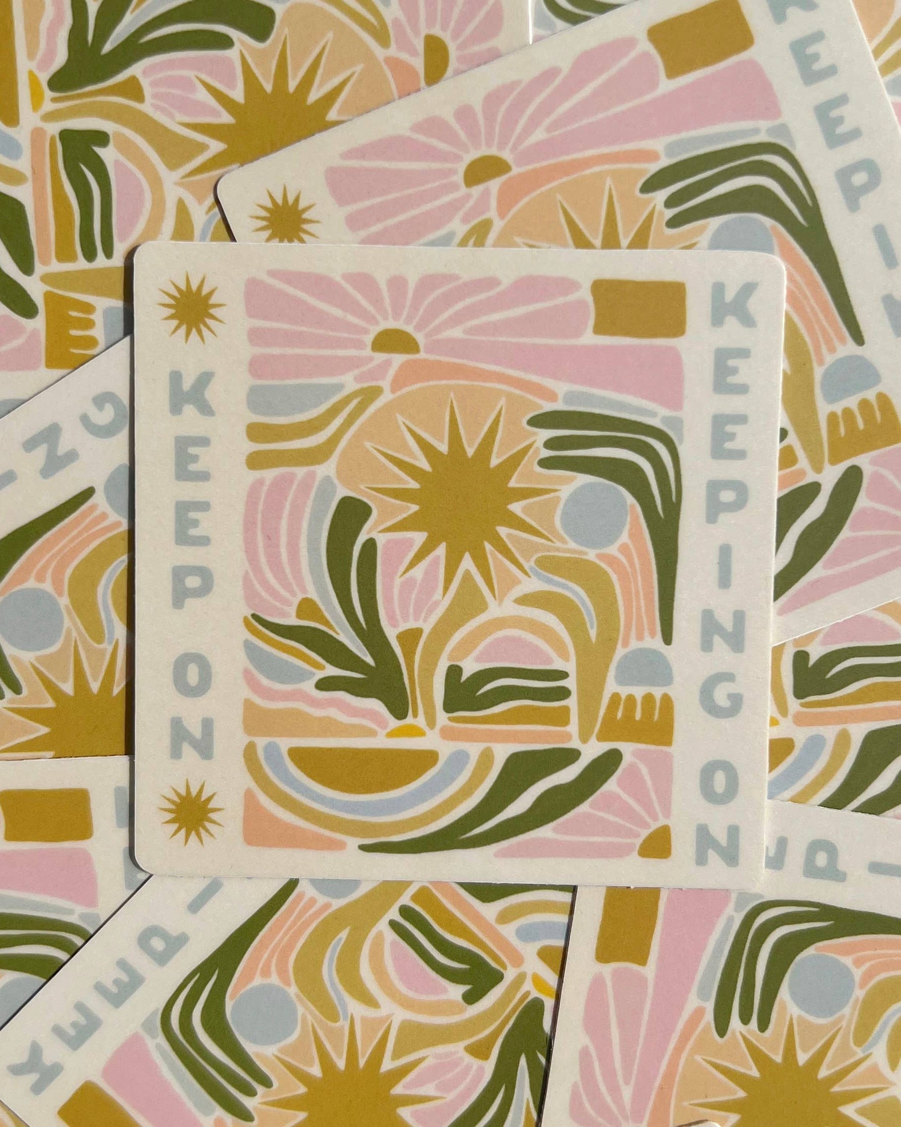 Keep On Keeping On - Vinyl Sticker