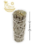 Faiza Naturals - White Sage Bundles 4 inch- California White Sage from Farm