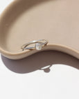 925 Sterling silver 4m Moonstone Ring