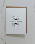 You Are My Sunshine Card