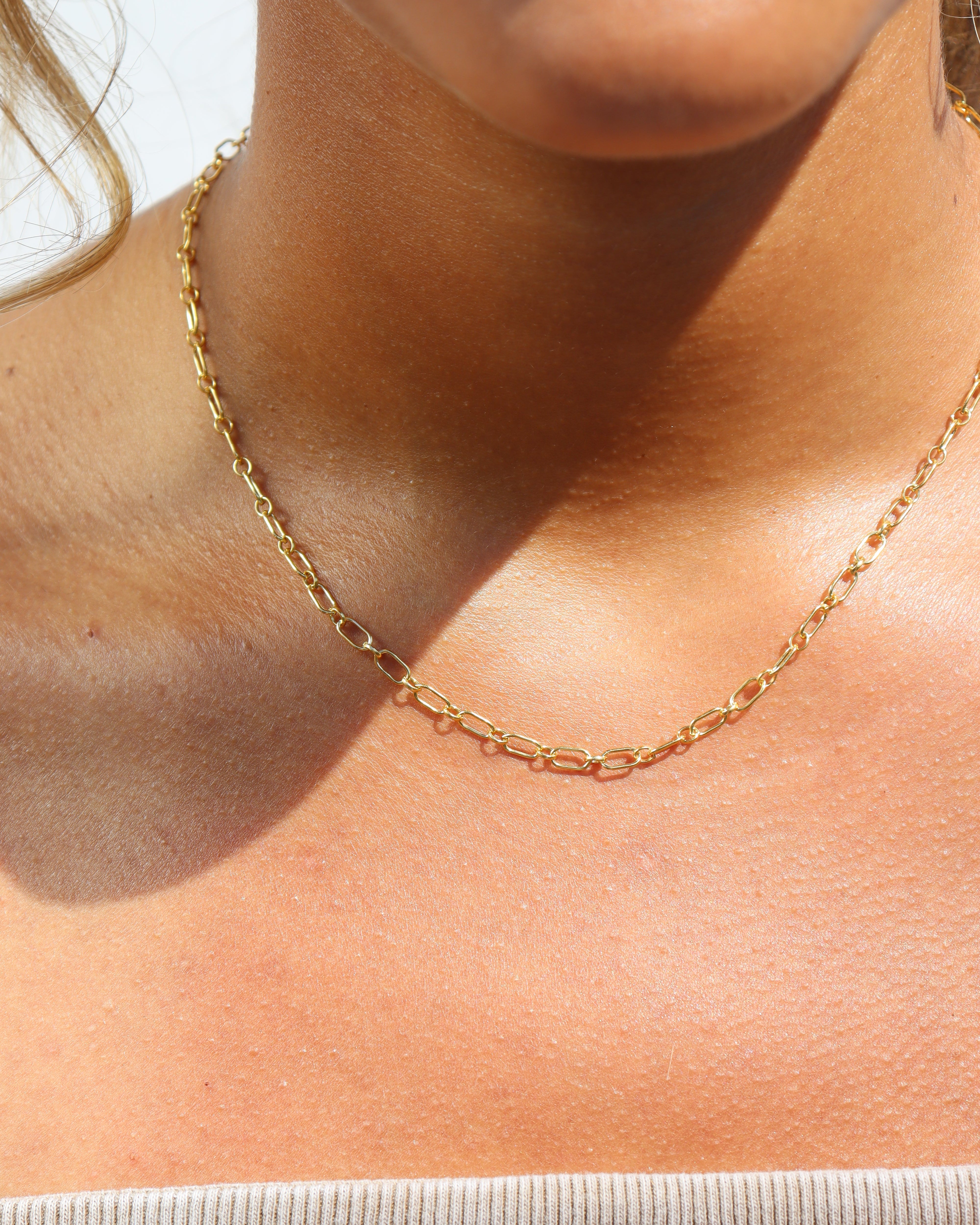 Brooklyn Chain Necklace | Timeless Paperclip Chain | Token Jewelry