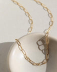 gold chain delicate chain cosette chain small paperclip chain Token Jewelry layered chains - Token Jewelry - Eau Claire Jewelry Store - Local Jewelry - Jewelry Gift - Women's Fashion - Handmade jewelry - Sterling Silver Jewelry - Gold filled jewelry - Jewelry store near me