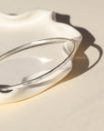 Sterling Silver Hammered Bangle 