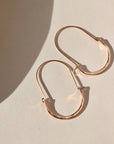 Hammered Paloma Hoops