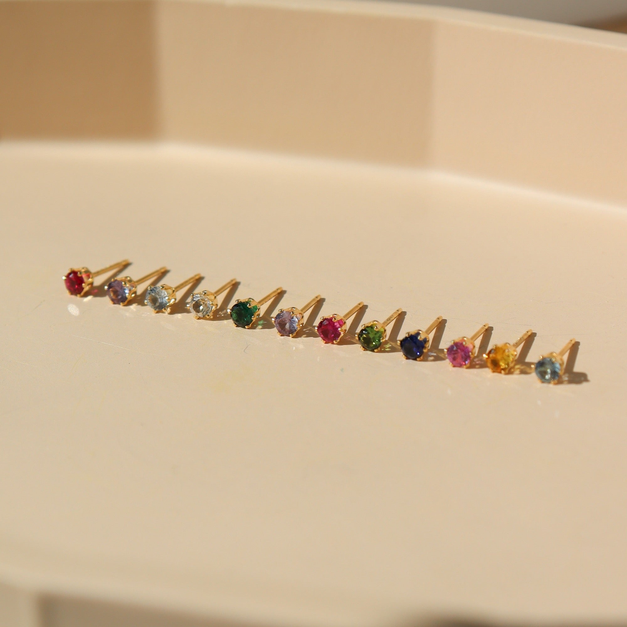 Birthstone Studs - Token Jewelry