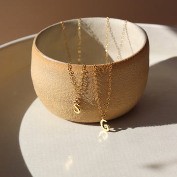 Initial Charm Necklace