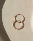 14k gold fill goldie hoops.